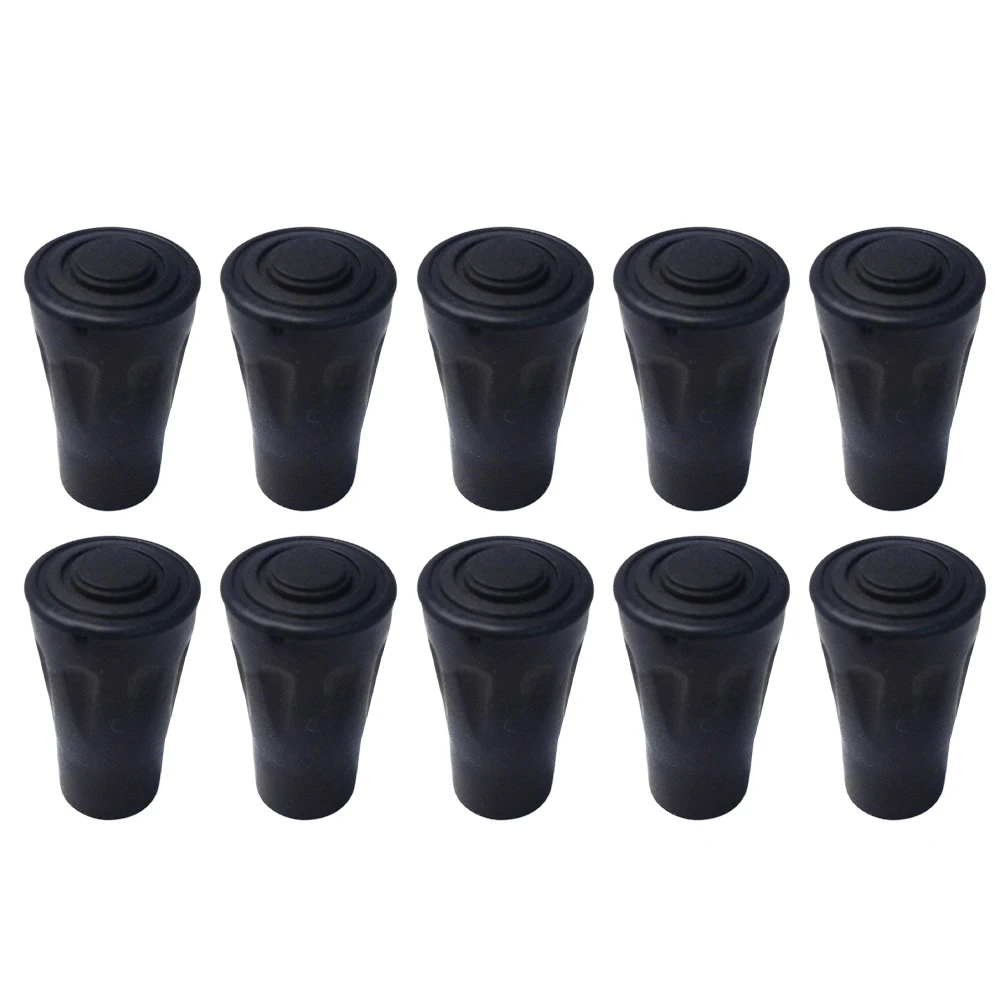 

10 Pcs Non-slip Trekking Pole Cover Travel Hiking Sticks Walking Tip Replacement Tips