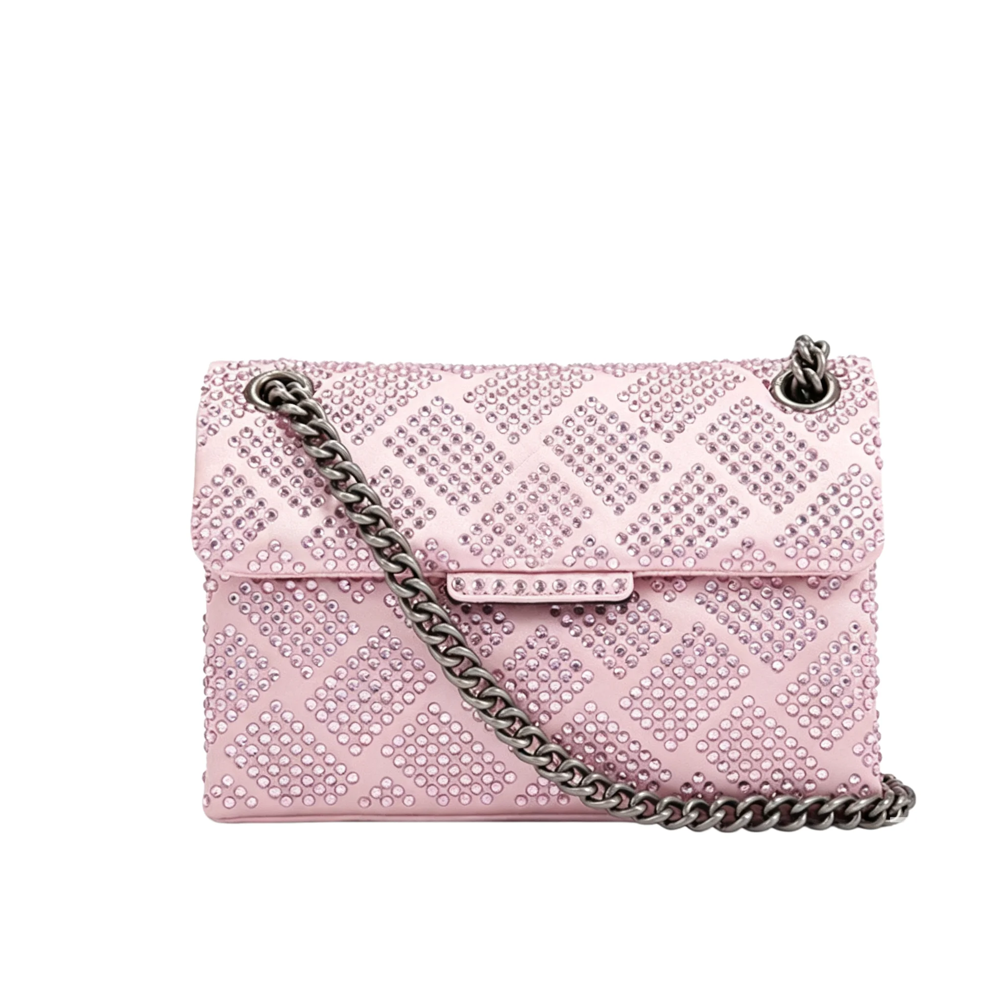 Rhinestone Diamond Quilted Crossbody Bag For Women Sparkling Chain Shoulder Bag Fashion Evening Party Mini Flap Handbag