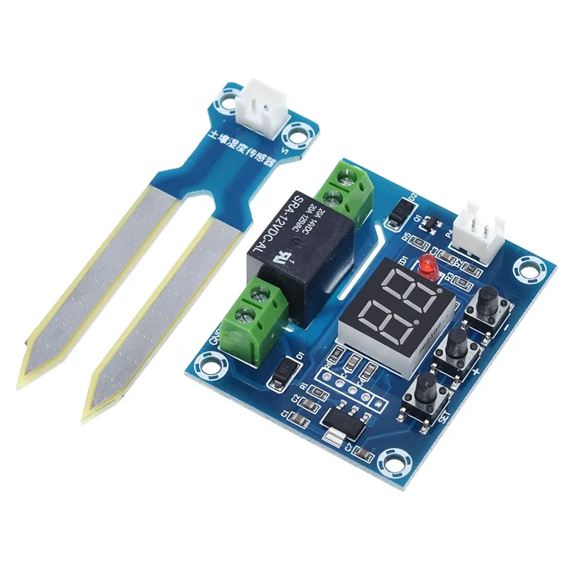 【CCA96】XH-M214 Soil Humidity Controller Module With Precise Digital Display Flowerpot Potted Plants Automatic Watering Sprinkler