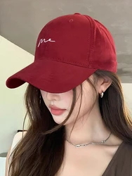 65cm Cross Embroidery Baseball Cap Women Versatile Face Casual Soft Top Sun Baseball Cap men