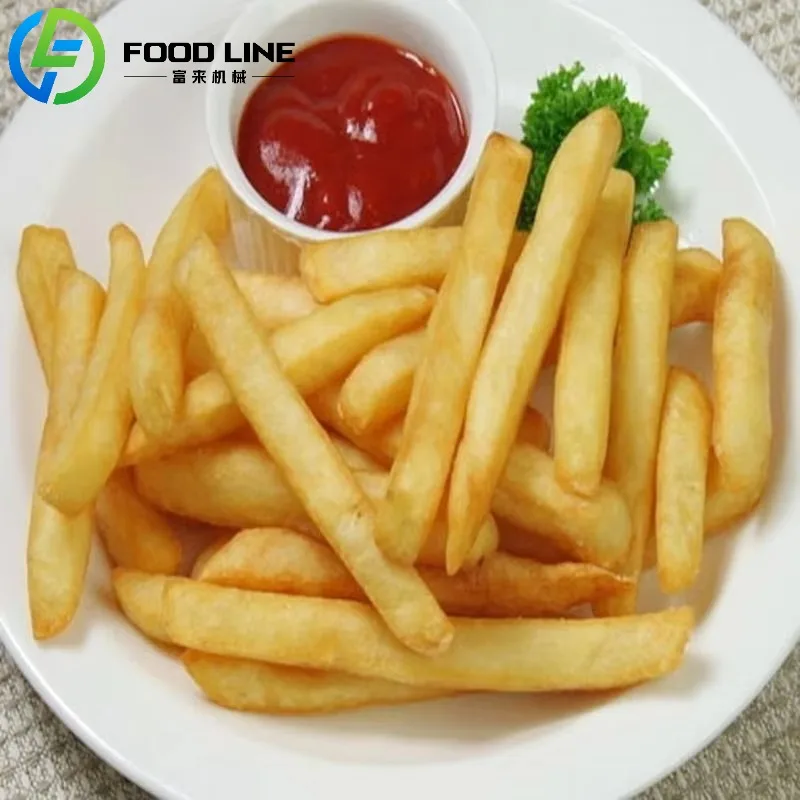 OME Industrial Auto French Fries Banana Chips Onion Frying Production Line, 304 Commercial Food Processing Assembly Line