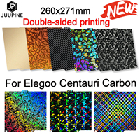 Elegoo Centauri Carbon Build Plate Smooth PEO Sheet PET Carbon Fiber Heatbed Spring Steel Sheet PEI Plate For Centauri Carbon