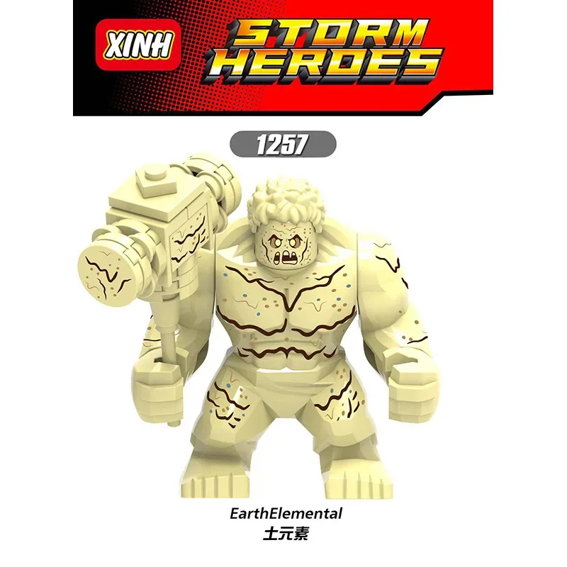 Figurka anime Mini klocki konstrukcyjne Marvel Superbohater Czterech elementów Hulk Zabawki, figurki i prezenty dla dzieci