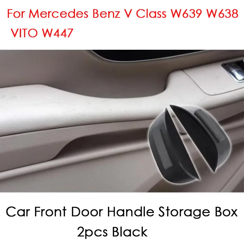 For Mercedes Benz V Class W639 W638 VITO W447 Car Accessories Door Interior Handle Armrest Storage Box Tray Pallet Container