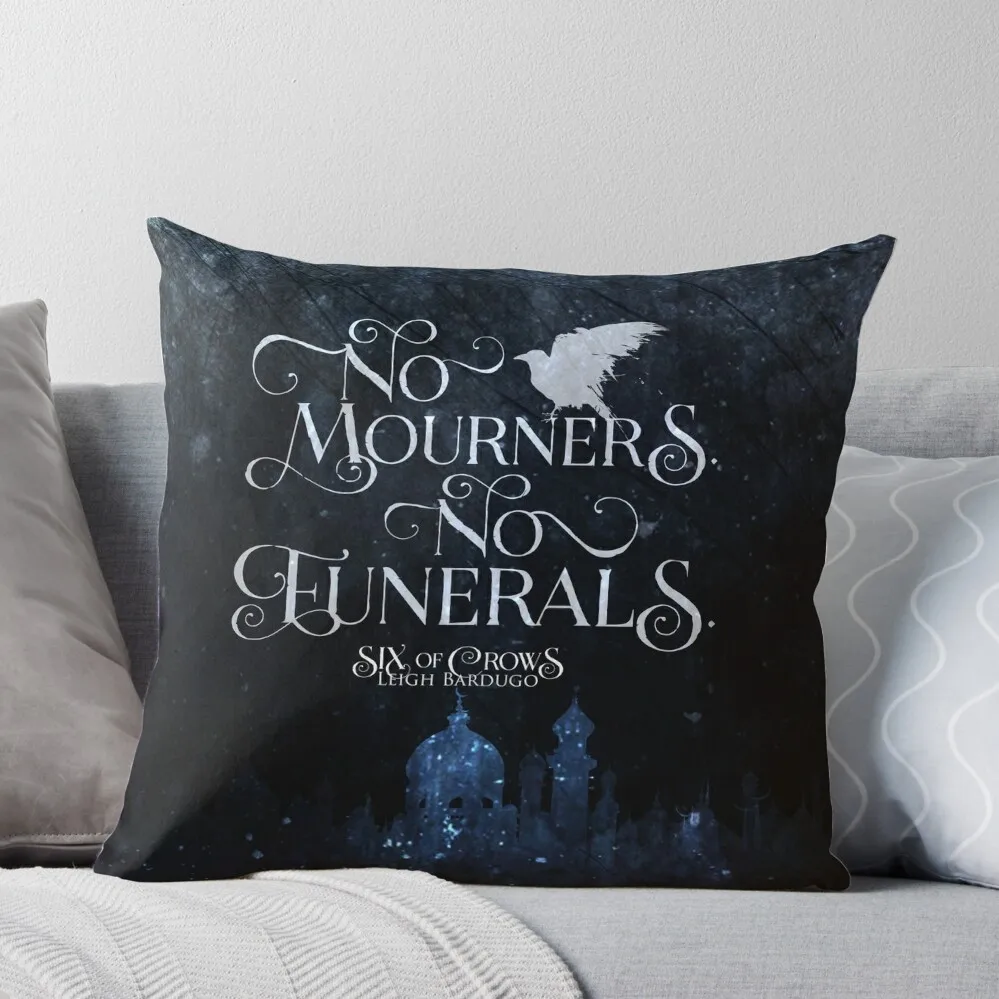 

Six of Crows, No Mourners No Funerals, Kaz Brekker Throw Pillow Cushions Christmas Pillow