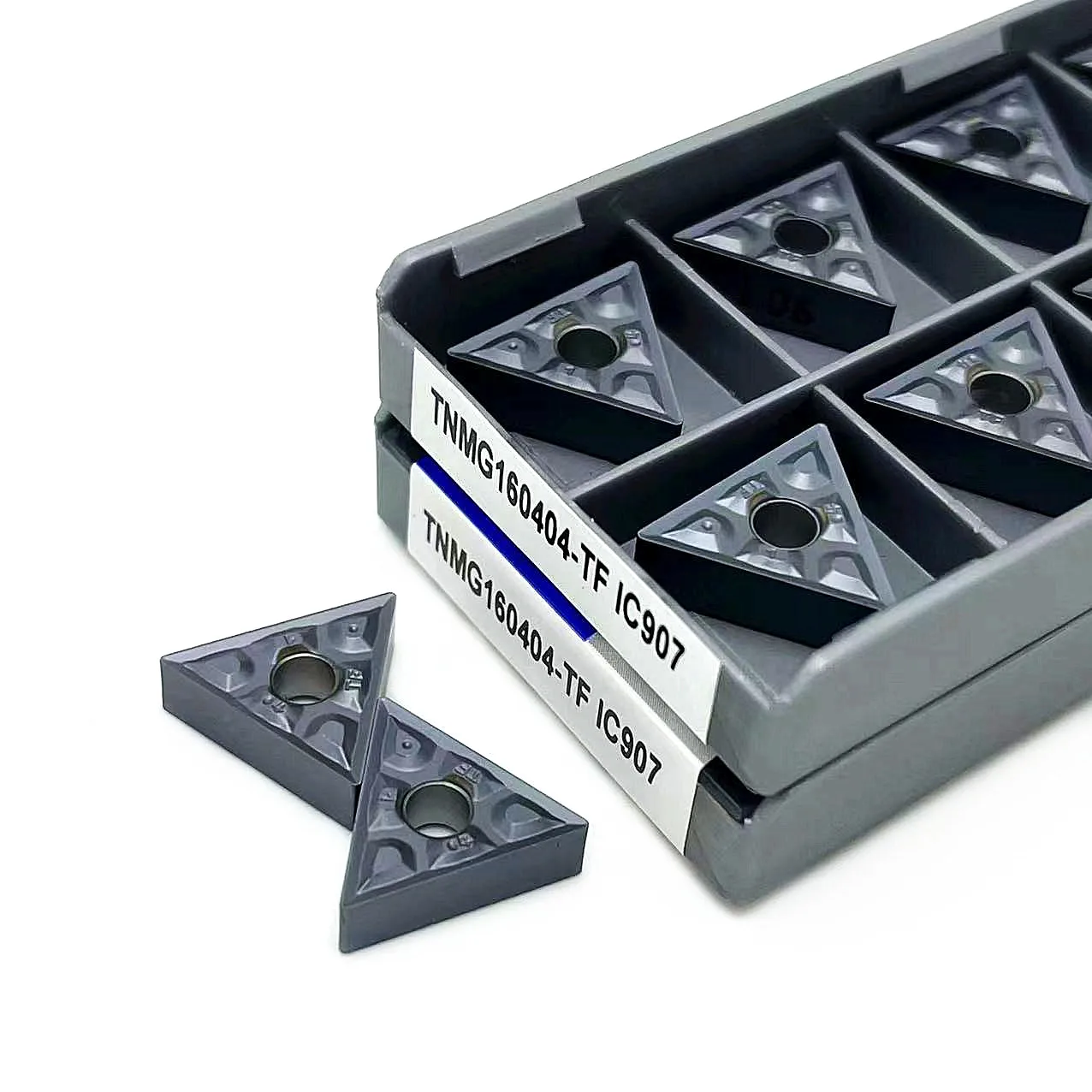 10PCS TNMG160404 TNMG160408 TF IC907 908 External Turning Tools CNC high quality Carbide inserts turning tool Cutting tool