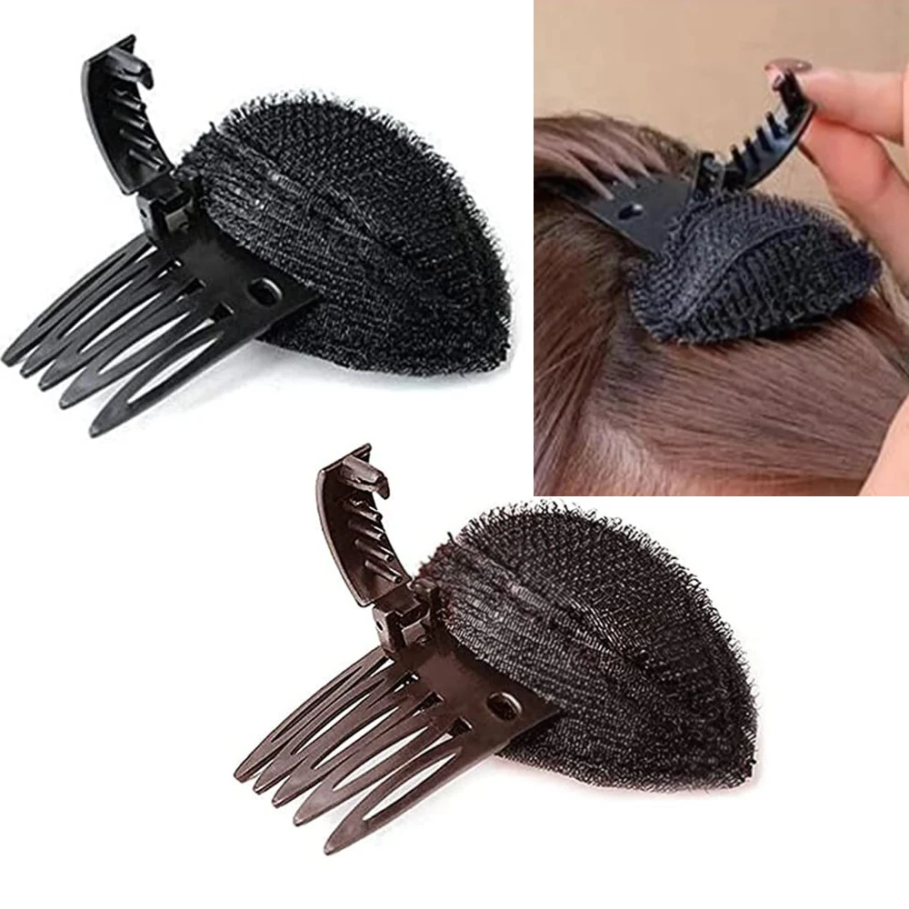 Clip de pelo de esponja esponjosa Invisible para mujer, Base de volumen para la frente, almohadillas para el pelo, moño, accesorio de peinado DIY