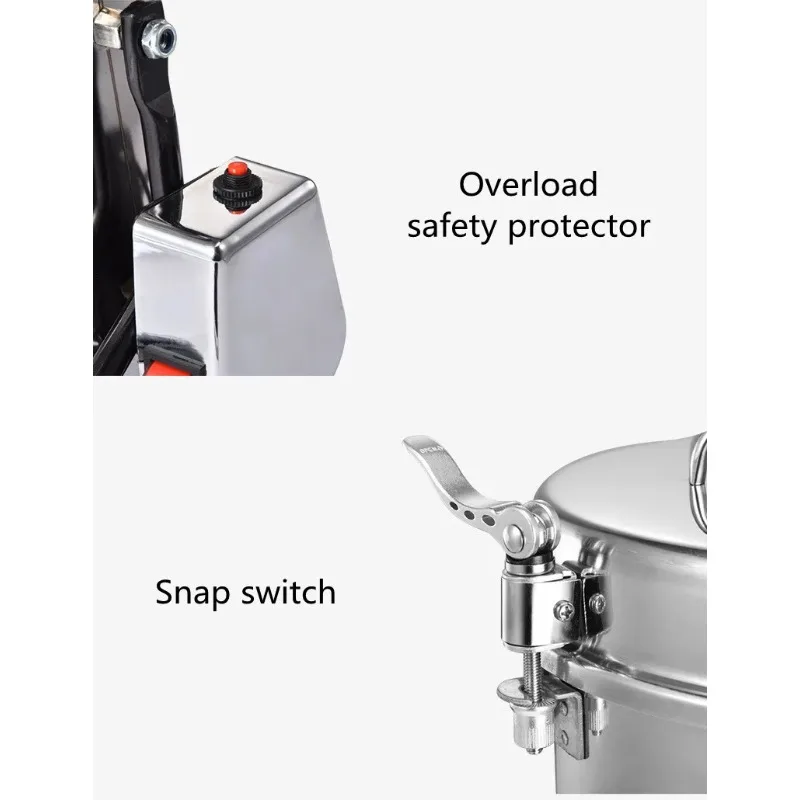Electric Spice Grinder/ Powder Mill Machine/ Dry Ginger Garlic Powder Grinding Machine Maize Flour Mill 6