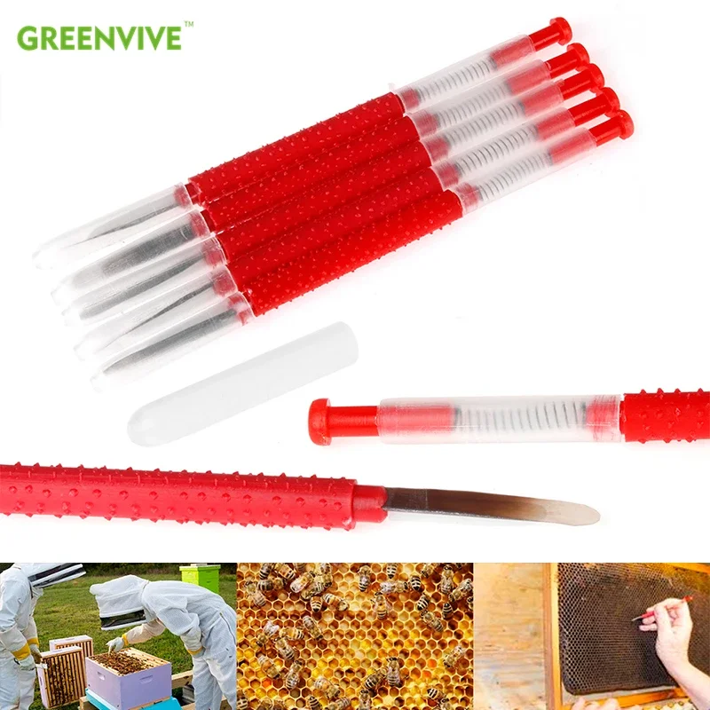 

10pcs Beekeeping Grafting Tool Bee Queen Larva Move Worms Needles Apiculture Retractable Grafting Shift Needle Bee Tools