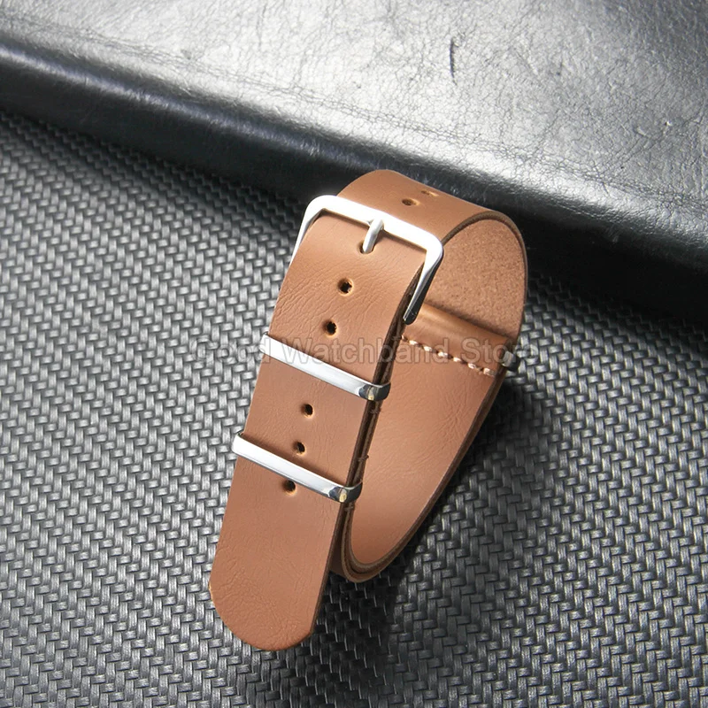 PU Leather Watch Strap Mild Skin-Friendly Waterproof 18 20 22mm for DW Casio IWC Breitling Citizen CK Universal Straight Lug view 6