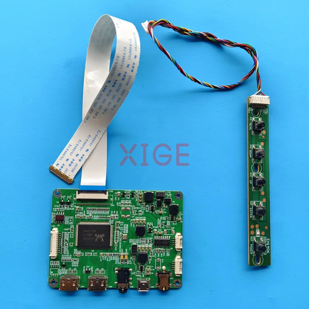 

Controller Board Fit N133BGE N133BGA HB133WX1 M133NWN1 LP133WH2 LTN133AT17 B133XTN01 1366x768 30Pin EDP Panel 2Mini-HDMI DIY Kit