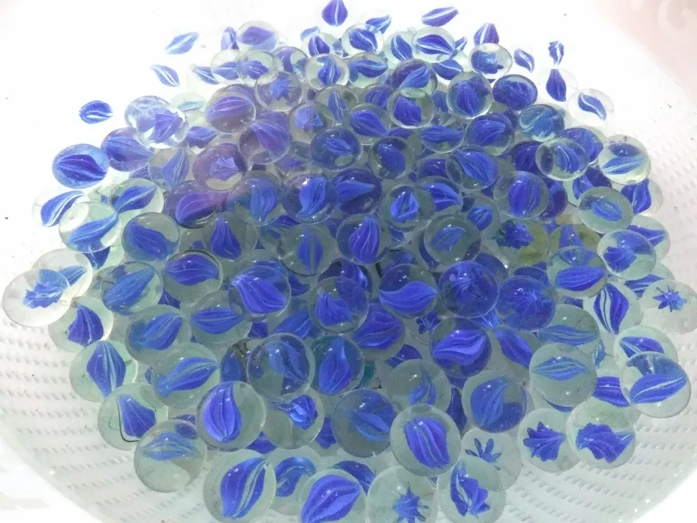 100 pcs 1.6 cm Round Pachinko glass balls gardening decoration fish tank stone checkers cat toy