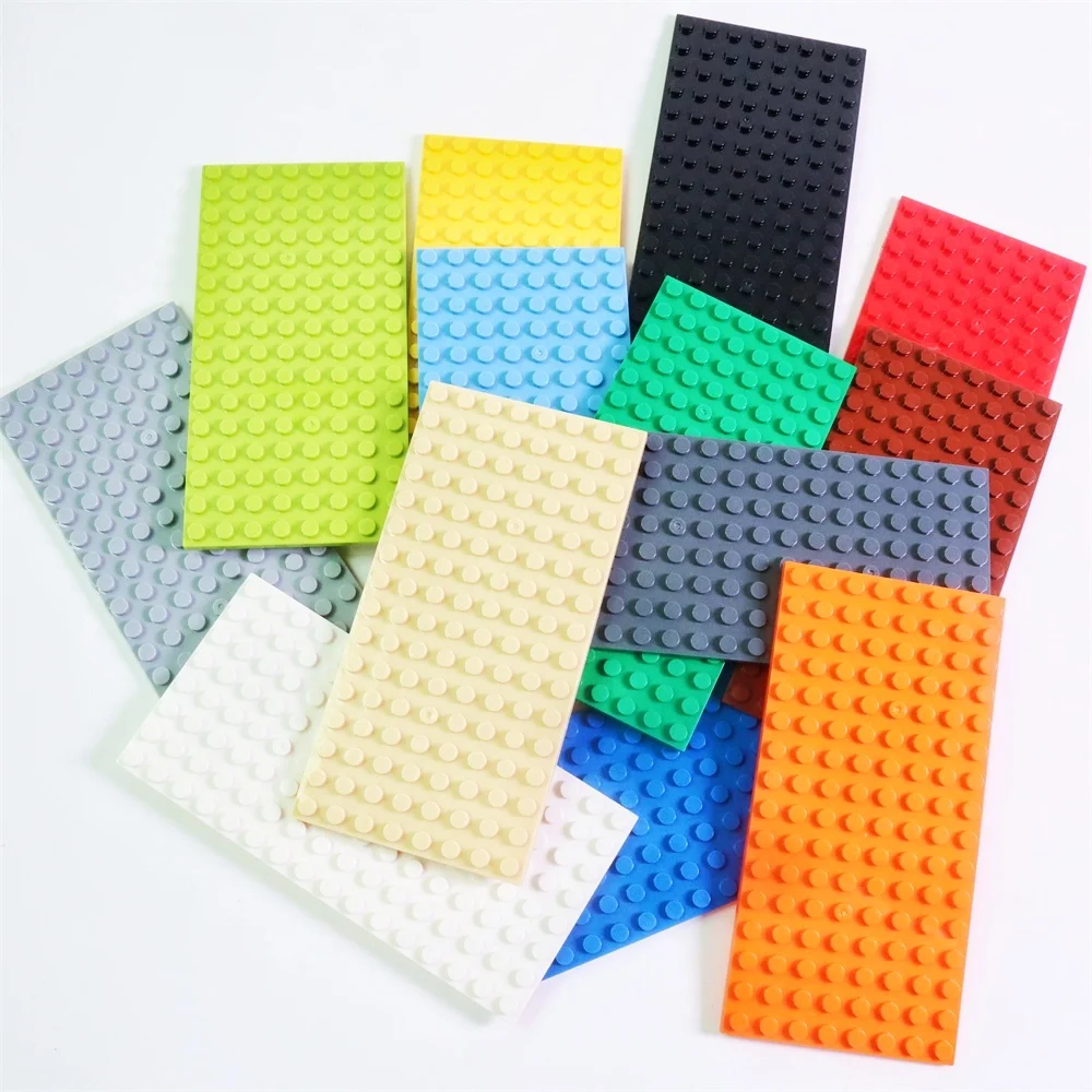 4PCS Baseplates Building Blocks DIY Assembly Various Scenes Construction Small Building Blocks Creative Basic Accessories Plate
