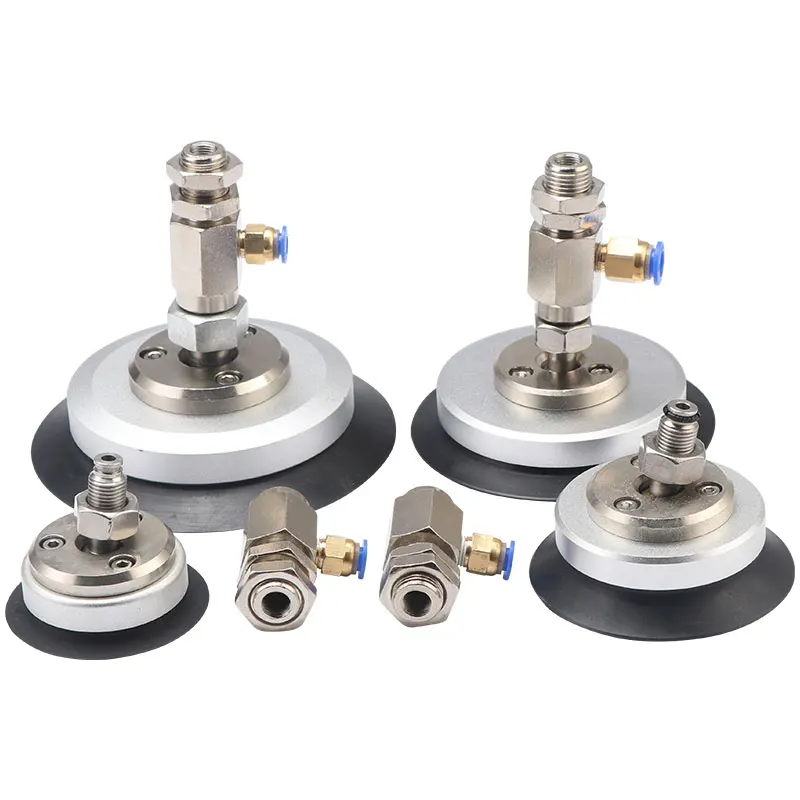 MVS Big Heavy Sucker Cup Industrial Universal Swing PUYKB Pneumatic Rubber Vaccum Suction Cup