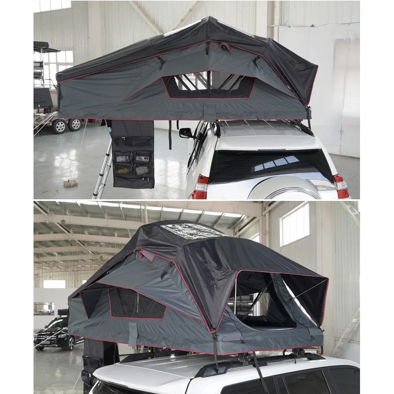 Auto Accessories Durable 4X4 Folding Waterproof Hard Shell Rooftop Tent For Self-Driving Camping