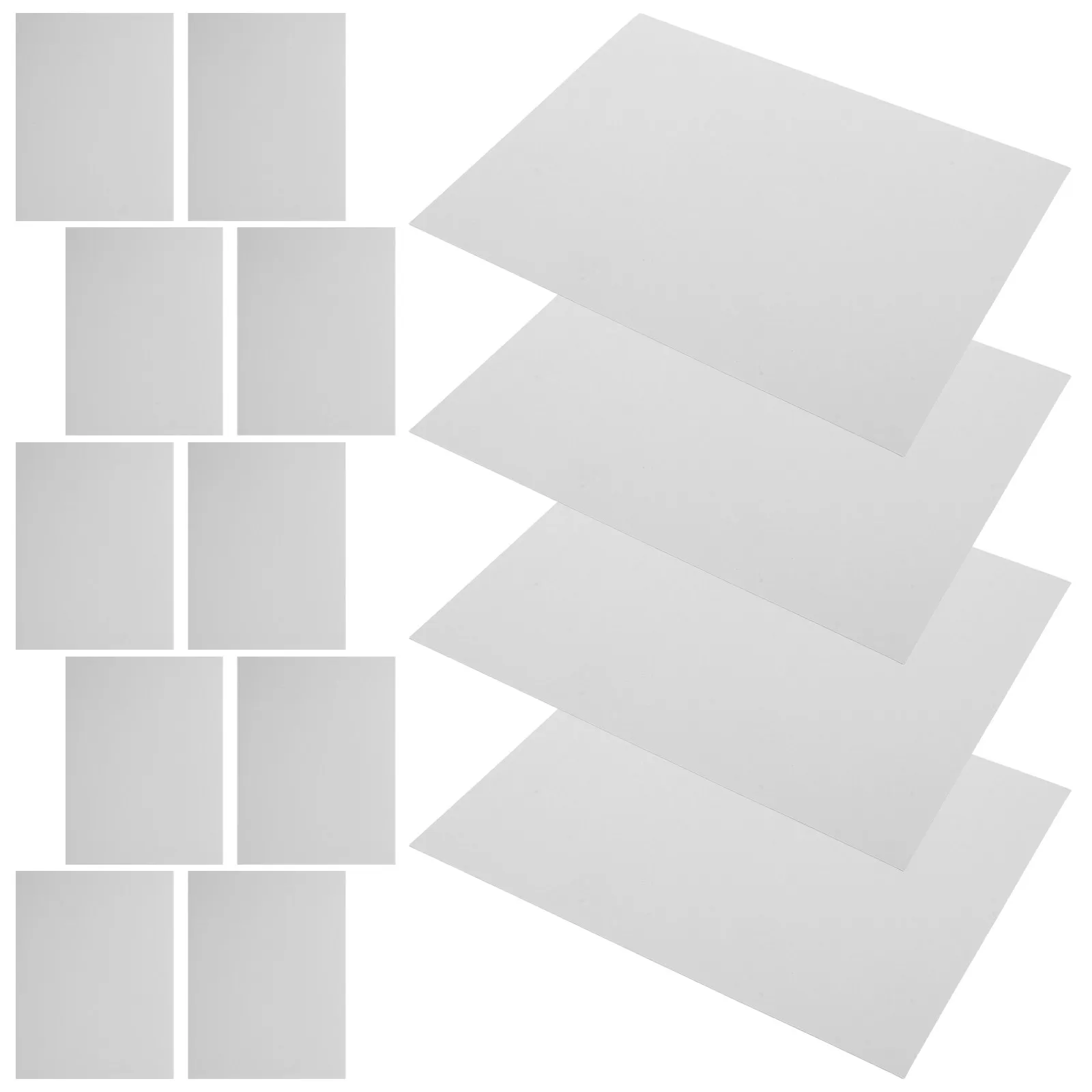 100Pcs Shirt Folding Boards White Cardboard Shirt Insert for Apparel Packaging Storage Display Tshirt Form Board Clothes
