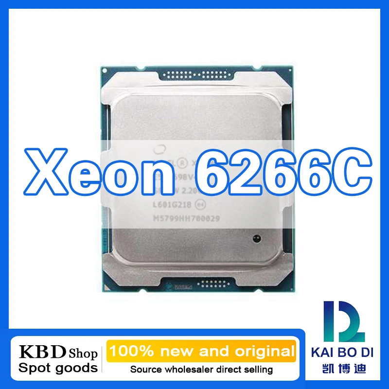 Xeon Gold 6266C CPU 22 Cores 44 Threads 3.00GHz 100% NEW and ORIGINAL CPU Central Processor Unit