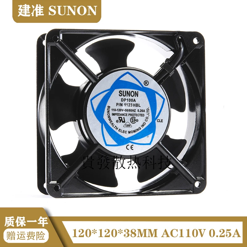 

Ltsf For SUNON DP100A P/N 1123HBL AC 110-120V 0.26A 120x120x38mm Server Cooling Fan 12cm