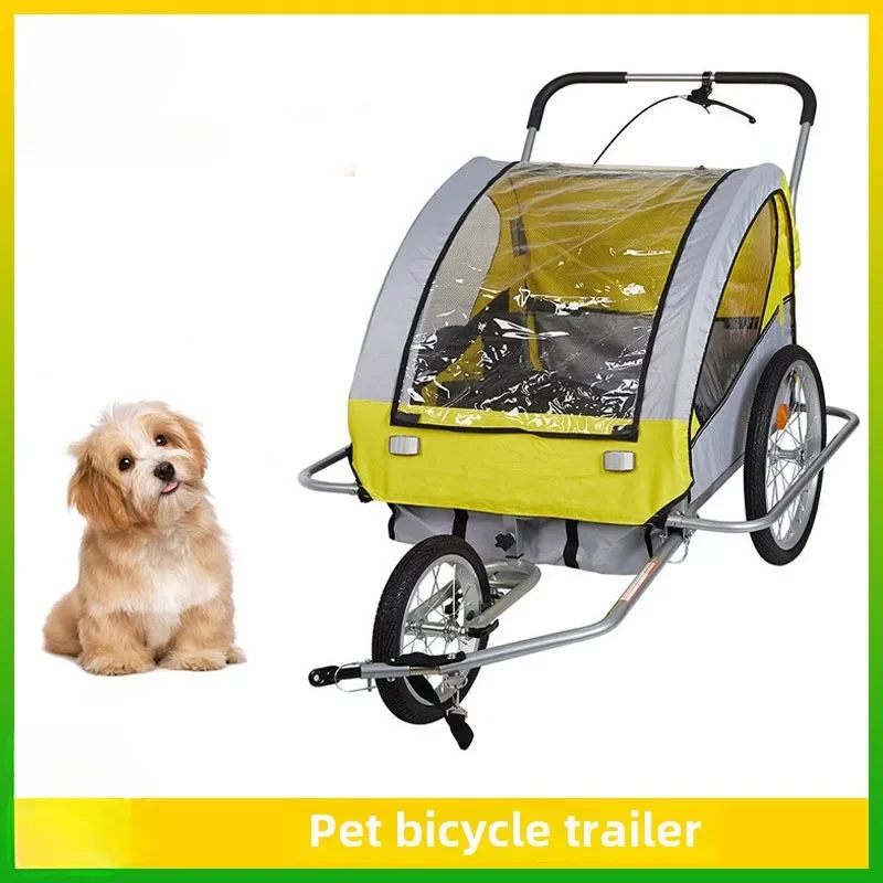 Outdoor Riding Cat Dog Trailer Mountain Bike Pet Rear Trailer Pet Dog Trailer