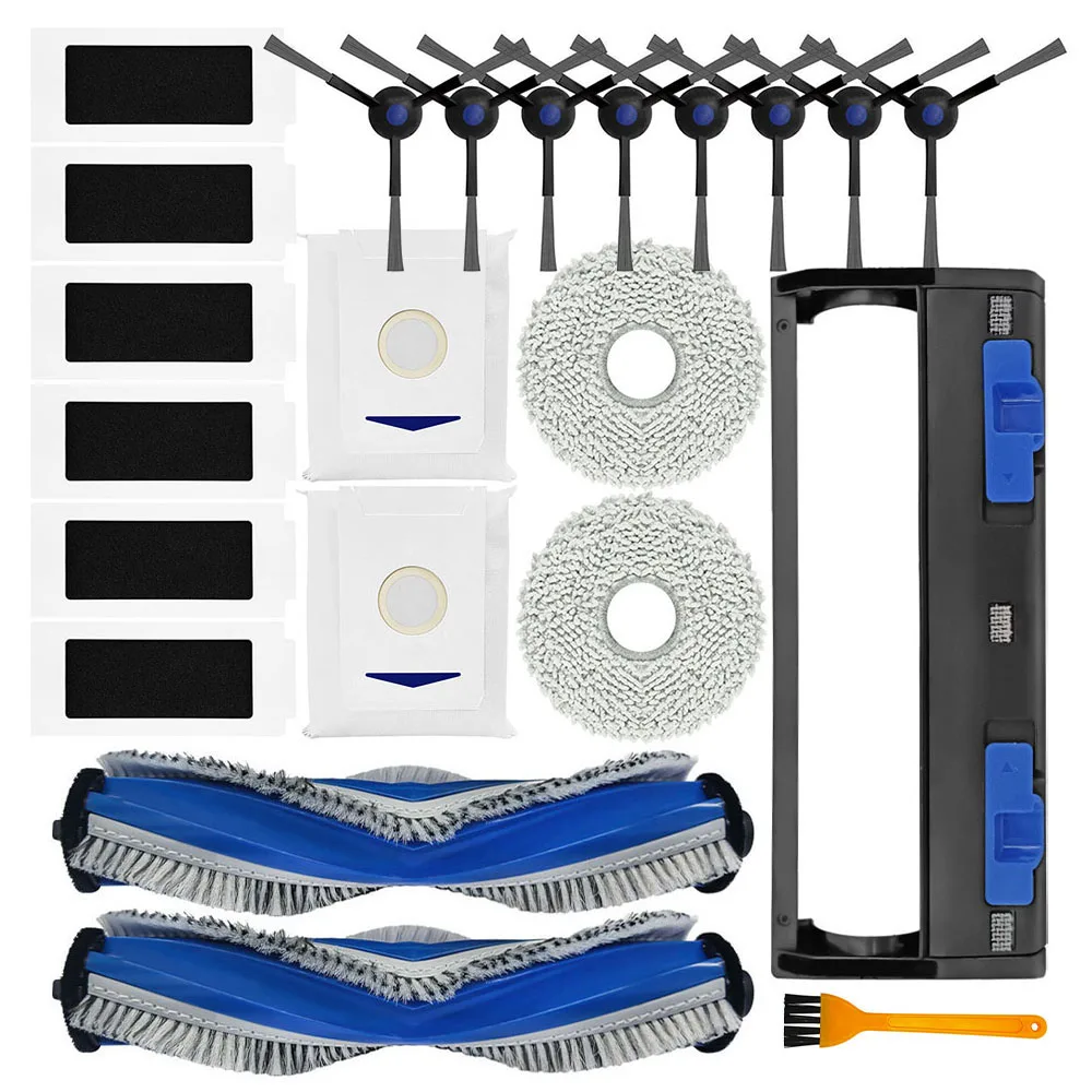 Ecovacs t30 pro-掃除機,ダストバッグ,メインブラシ,HEPAフィルター,モップクロス,サイドブラシ,t30,オムニ,t30 max