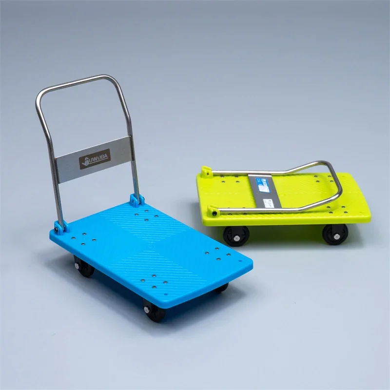 Simulation Model Flatbed Trolley for Tamiya 1/14 RC Truck for SCANIA 770S R620 for VOLVO for BENZ Arocs for MAN TGX LESU Car