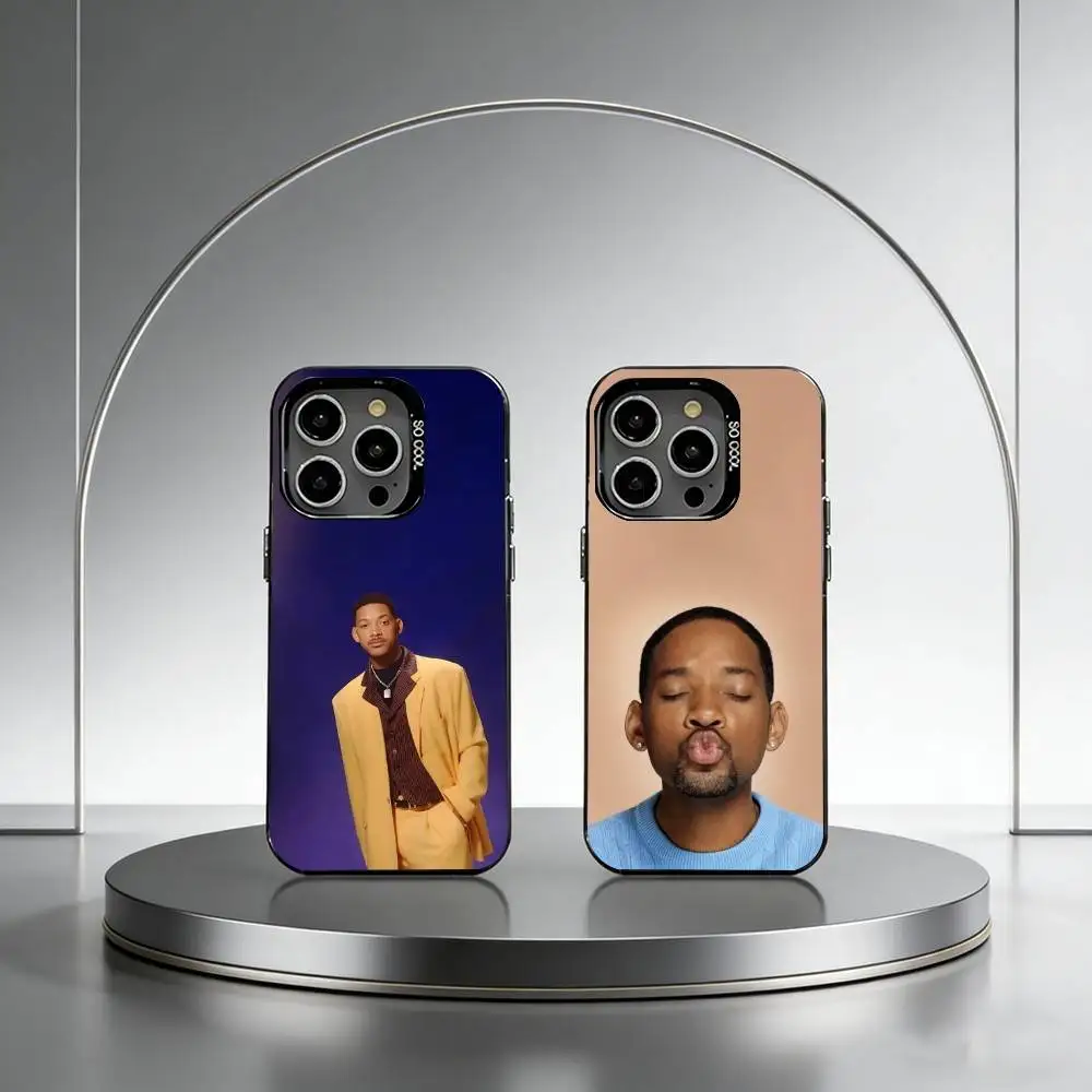 

Actor W-Will Smith Phone Case For iPhone 17,16,15,14,13,12,11 Plus,Pro Max,XS,Colorful Silver Black Cover