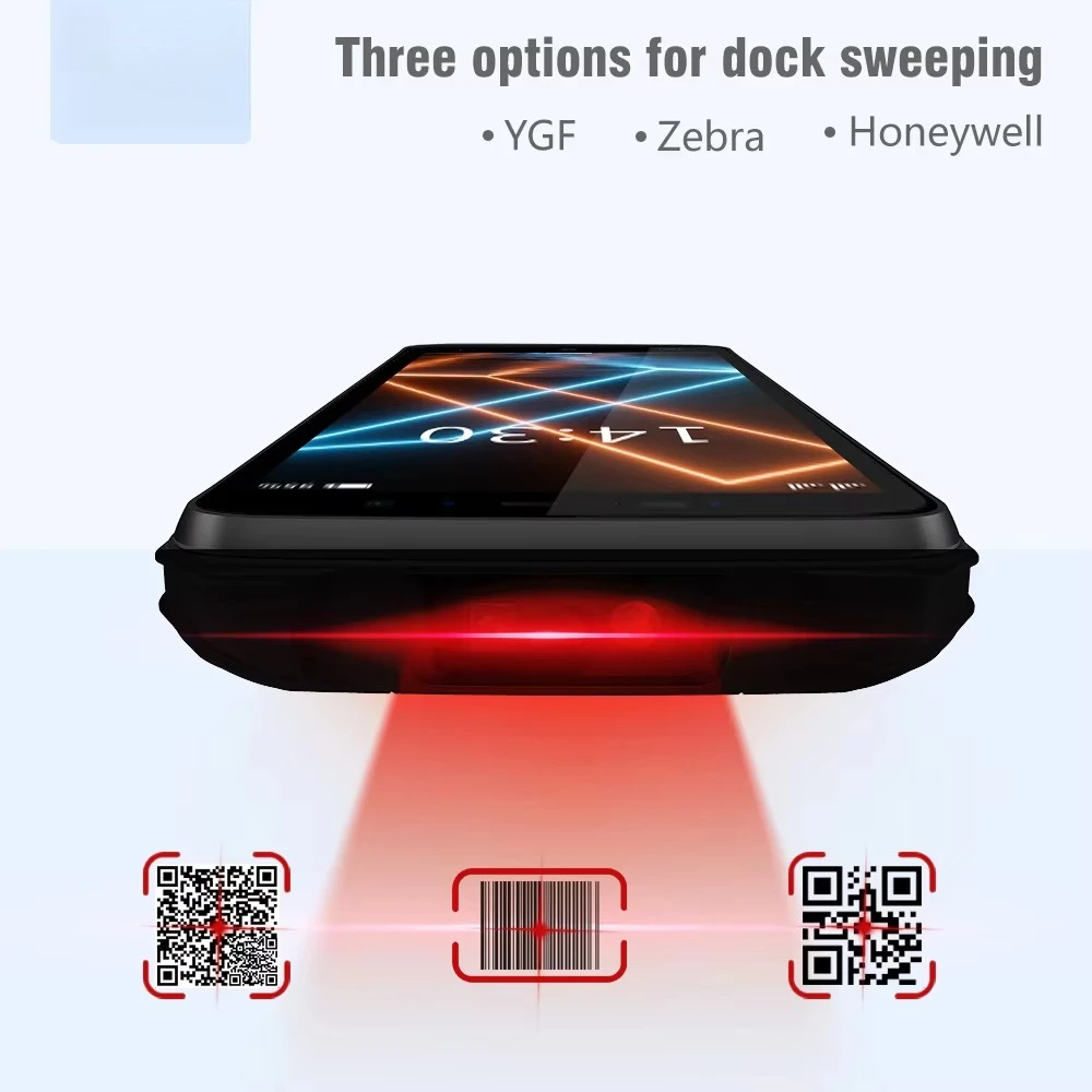 Industrial NFC Mobile Data Terminal Android 5.5inch Octa-core Processor 2.2GHz 64GB ROM+6GB RAM IP67 6000mAh Battery