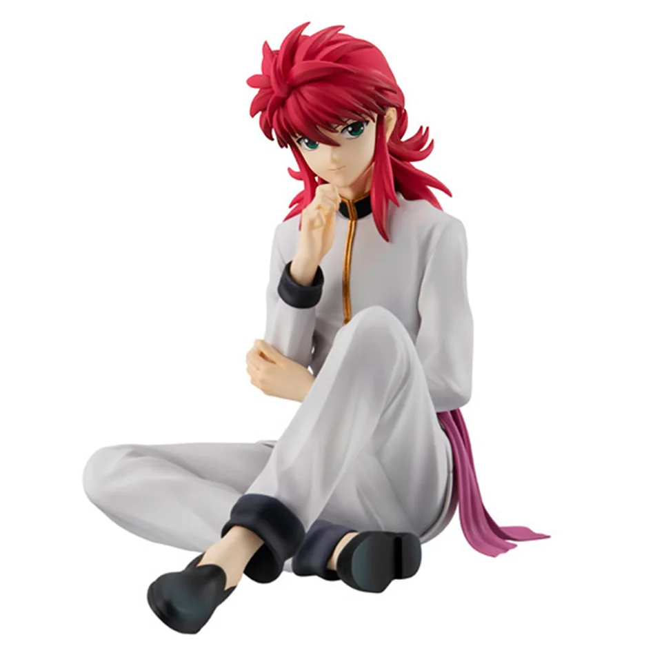 YuYu Hakusho أنيمي الشكل اللعب 8 سنتيمتر 2 قطعة مجموعة Urameshi Yuusuk Kurama Minamino Shuuichi عمل الشكل البلاستيكية نموذج دمية الأطفال هدية #5