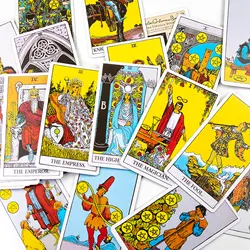 78 Pcs The Rider Tarot Card The Rider-Tarot Deck Pocket Riders Waite Tarot Cards Casual The Rider Tarot Card