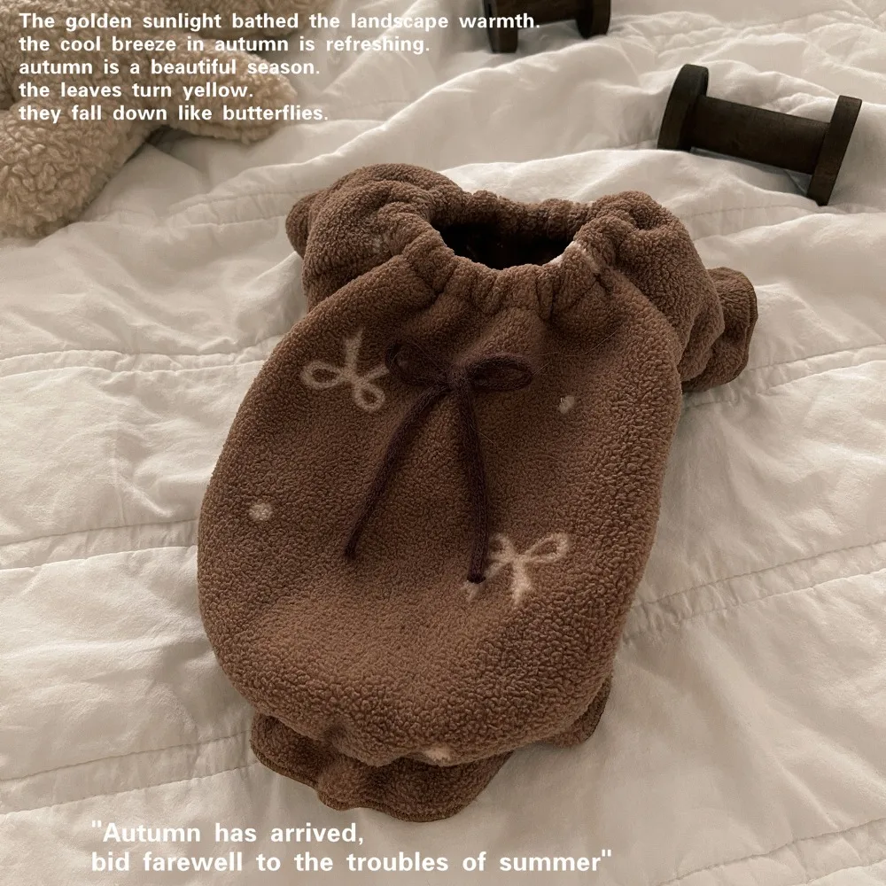 

New Autumn Winter Pet Vest Thickened Dog Clothes Pet Supplies Teddy Sleepwear Teddy Bear Coat for Small Dogs