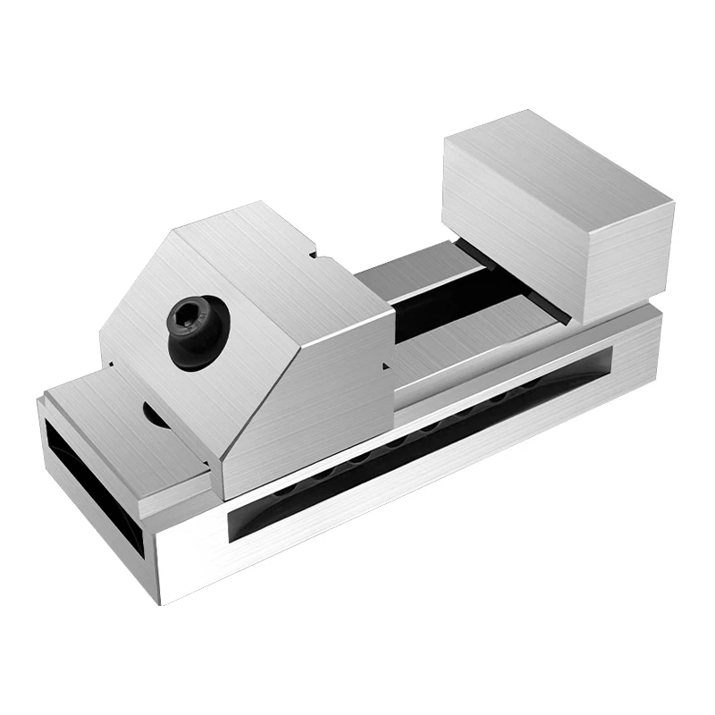 6 Inch High Precision QKG Quick-Moving Flat-Mouth Clamp Grinding Table Vise for Milling Machine CNC Manual Steel Jaw Gear