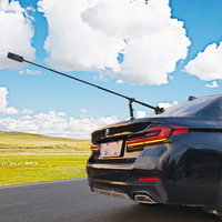 TUYU 1inch Ball Head Dual Flat Car Suction Cup and Invisible Selfie Stick for GoPro Max Hero11 10 Insta360 X3 One R X2 Accessory