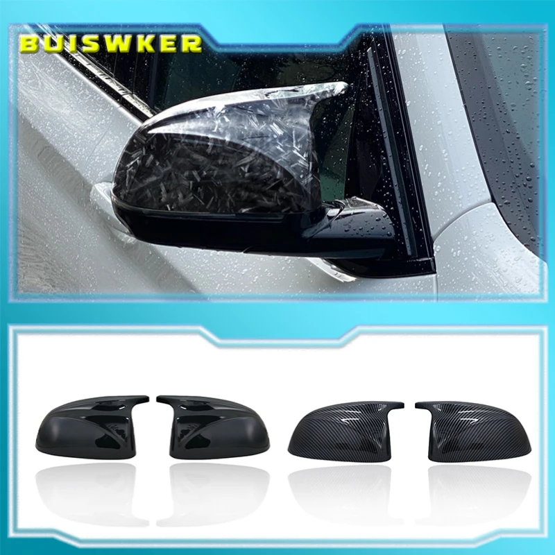 

Car Rear View Side Wing Mirror Cap gloss black Replacement Cover car accessories For BMW X5 G05 X4 G02 X3 G01 2018 ~2020