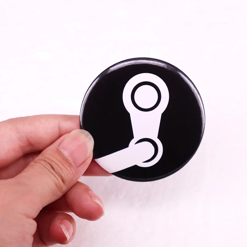 Video Game Digital Distribution Service and Storefront Pinback Button Pin Badge Game Lover Gift Jewelry 58MM view 3