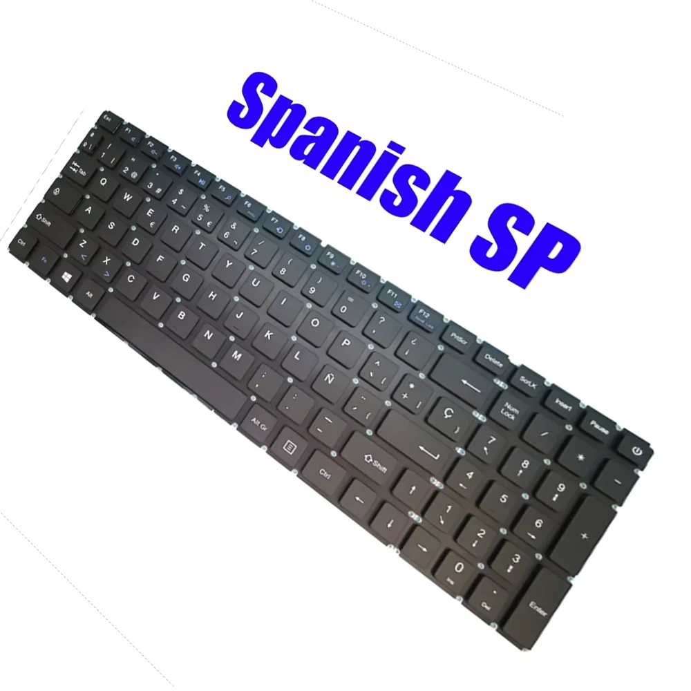 

Keyboard For EXO For Smart XL2 XL2-F1345 Spanish SP Black Without Frame New