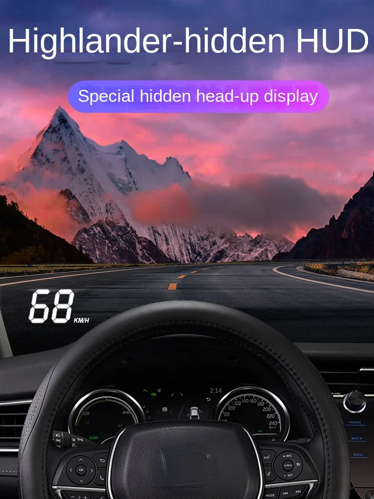 Hudfor Highlander Original Modification Dedicated Hidden Head-Up Display Speed Projector