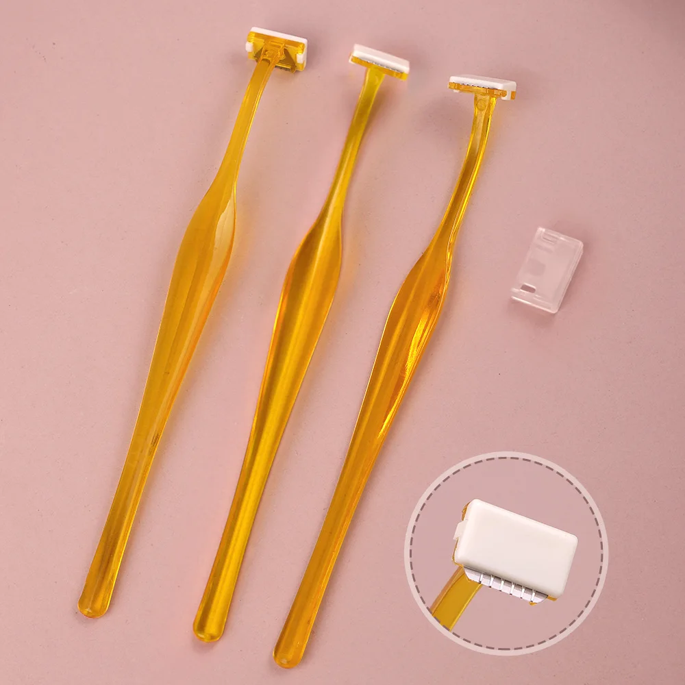 3 Augenbrauenrasierer-Sets, T-förmiger Sicherheits-Augenbrauenrasierer aus Edelstahl, Kosmetikwerkzeuge, Augenbrauenpflege und -rasur. – Detail 16