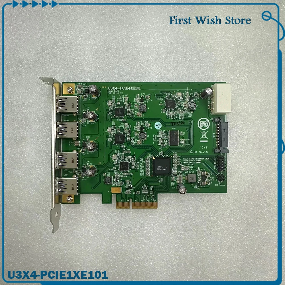 Four-channel expansion card Industrial camera card U3X4-PCIE1XE101