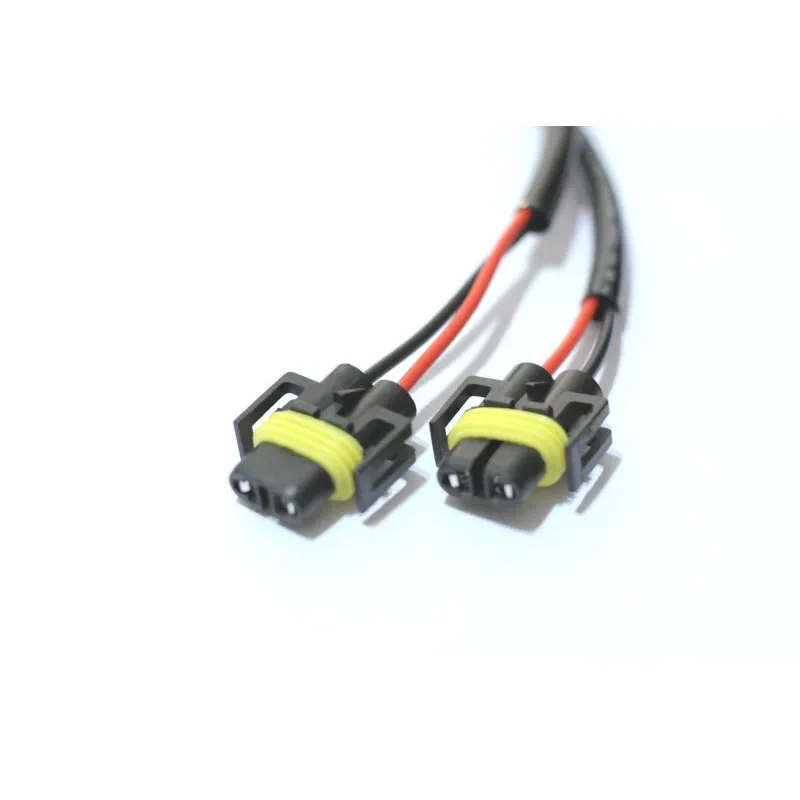Set of 2 - H11 (or H8/880/881) to PSX24W 5202 (H16) Wiring Pigtail Conversion Harness Connector Wire Adapter Socket Plug Cable