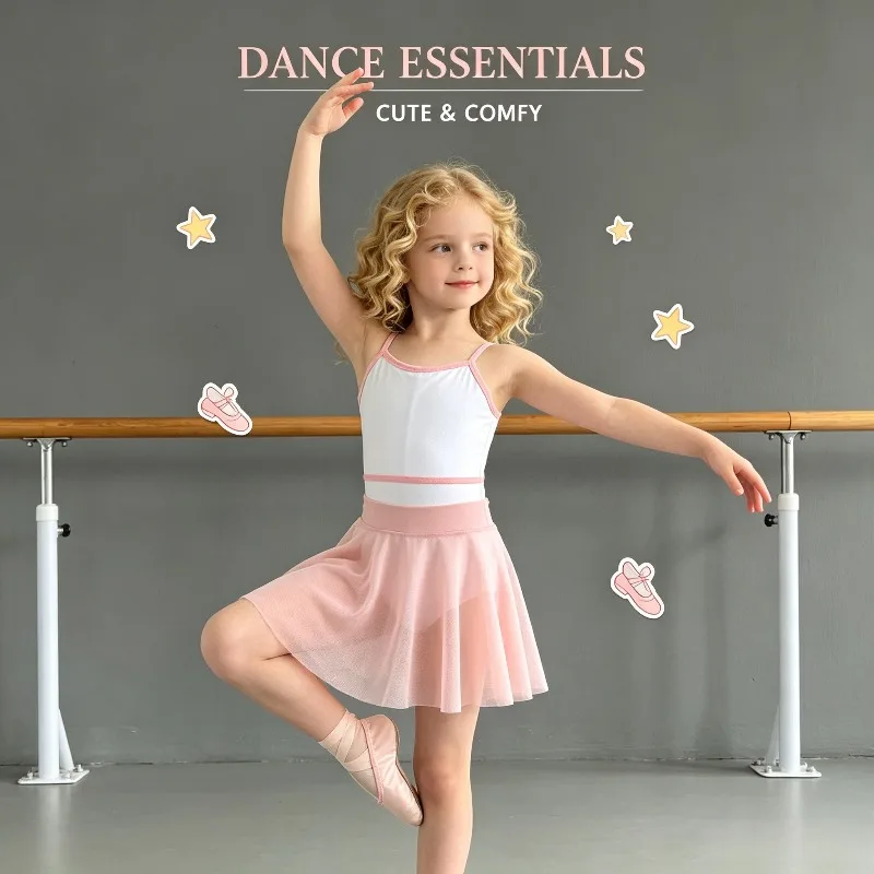 Ballet Leotard Spaghetti Strap Top Summer Dance Bodysuit Pro Exam Elastic Soft Back Cross Daily Training Stage Slim Dance Wear