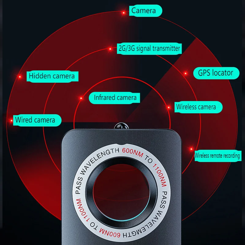 Detector de sinal inteligente anti-sincero, Alarme Sensor Infravermelho, Dispositivo de detecção anti-sincero, Posicionamento GPS para carro hotel, M40