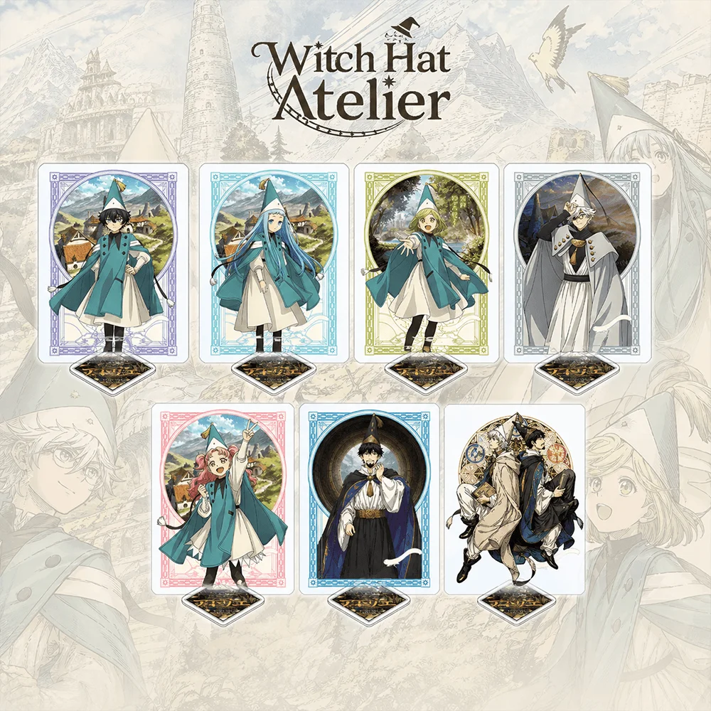 

Witch Hat Atelier Agott 10cm Acrylic Stand Keychain Tarot Style Anime Figure Desk Decor Collectible Gift For Fans