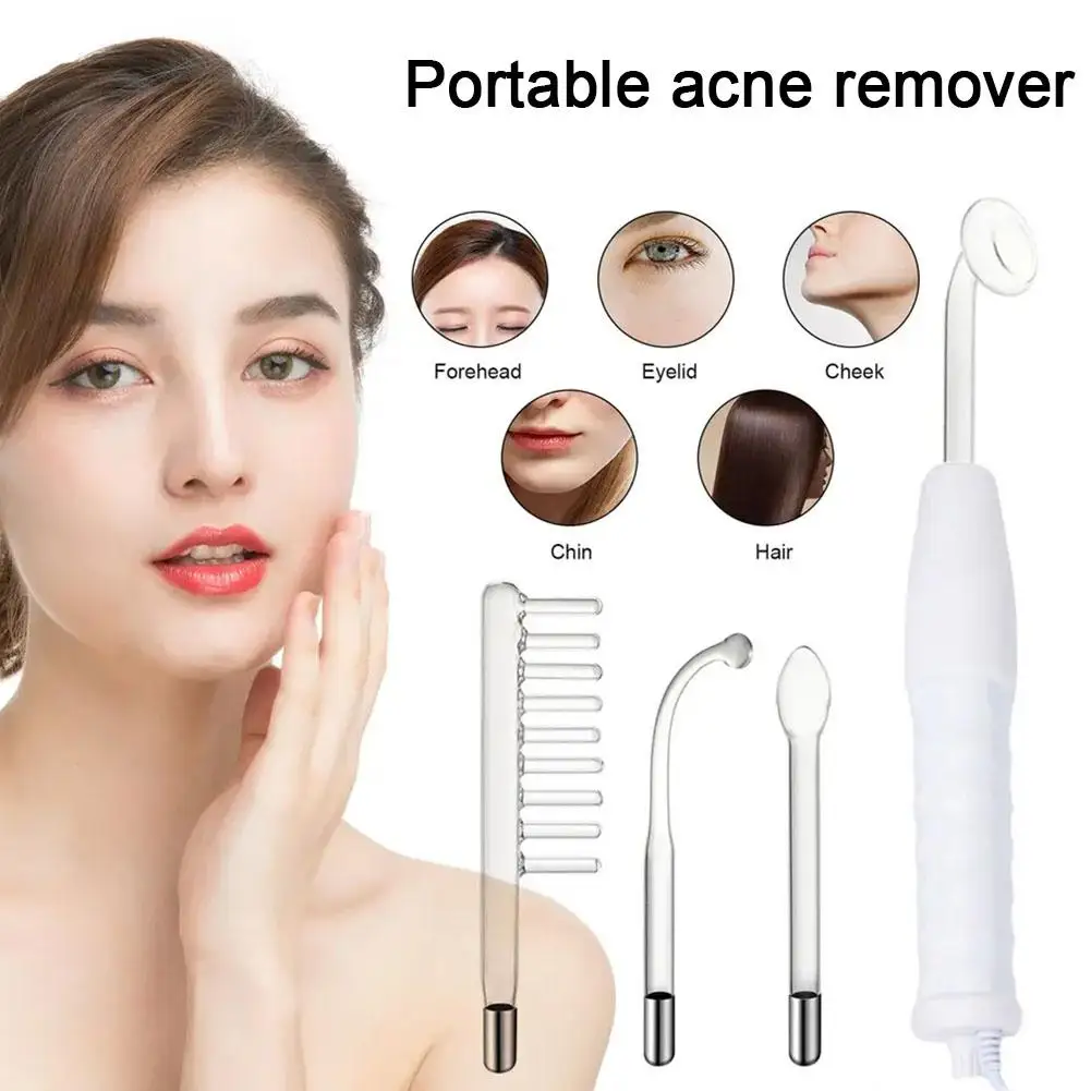 Portátil Handheld Skin Therapy Wand Machine, alta freqüência, tratamento da acne, aperto da pele, redução de rugas, R7N7