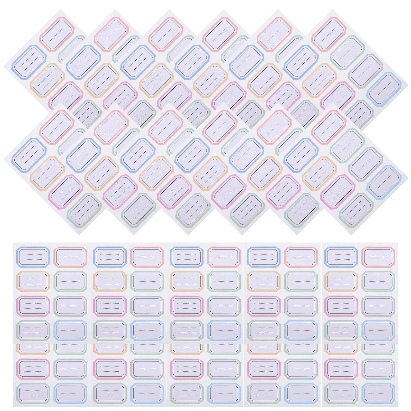 

288 Pcs Handwritten Label Sticker Name Stickers Tag Detachable Writable Marking