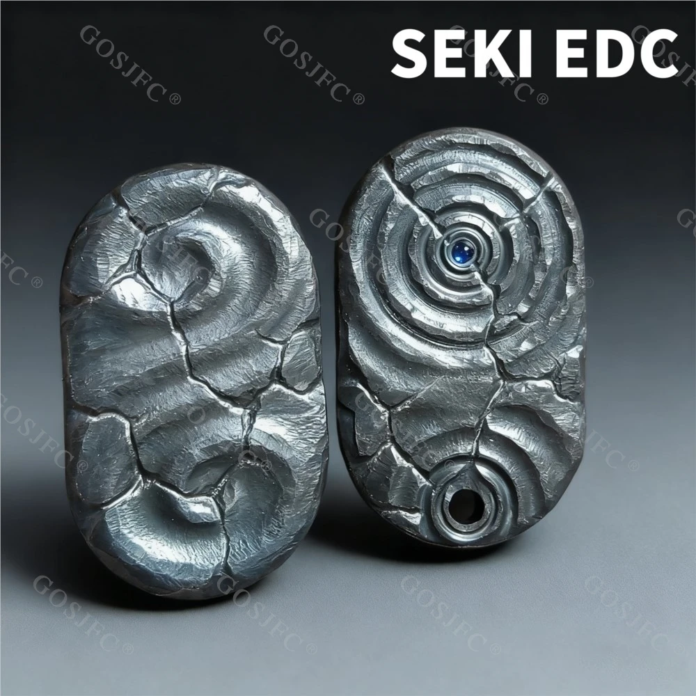 SEKI EDC Stone Grain Fidget Slider Rotates Left And Right 360° Fidget Toys For Adults Novelty Toy Anxiety Relief Gadget