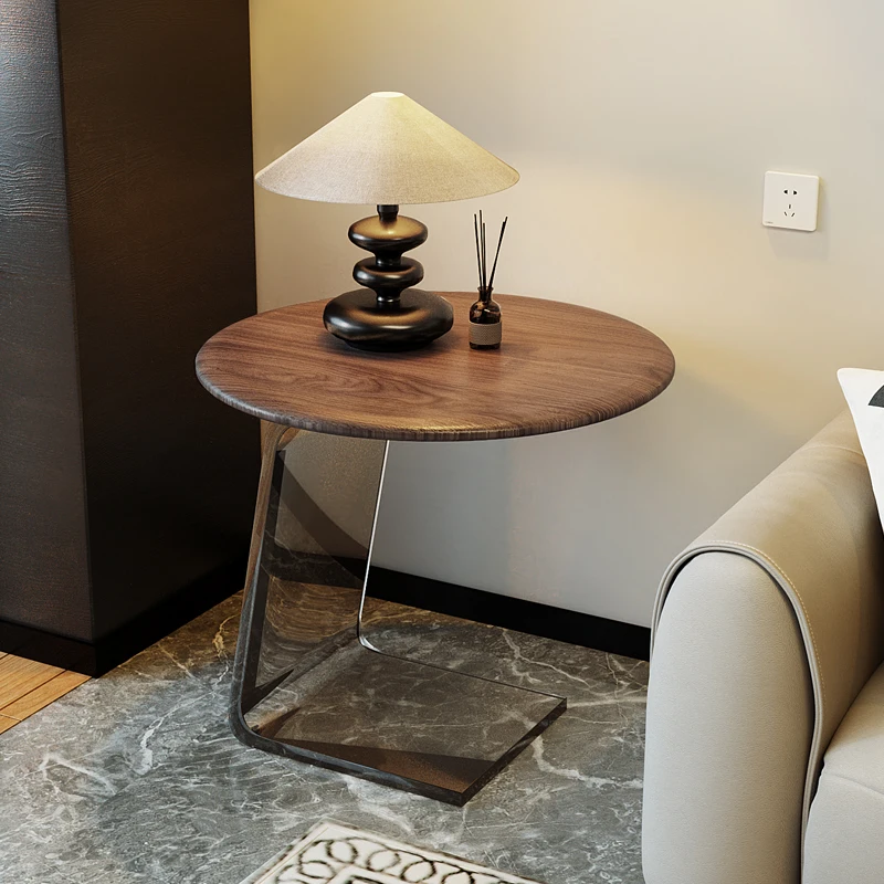 

Минималистичные журнальные столики для гостиной, подвижный круглый приставной столик, современная роскошная мебель для дома, экономия места, акцентный столик для спальни