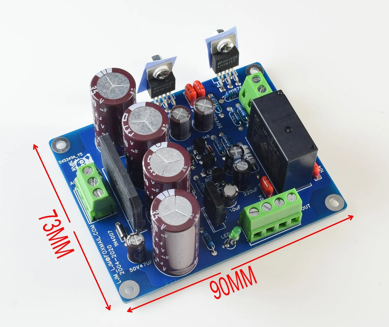 Двухканальная Плата усилителя Nvarcher LM1875T, версия GC