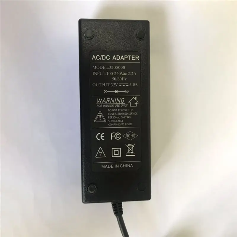 80pアンプ用電源アダプター-tpa3251-tas5630サウンドアンプ用-euプラグ、32v-5a電源、-pc-abs-電子部品