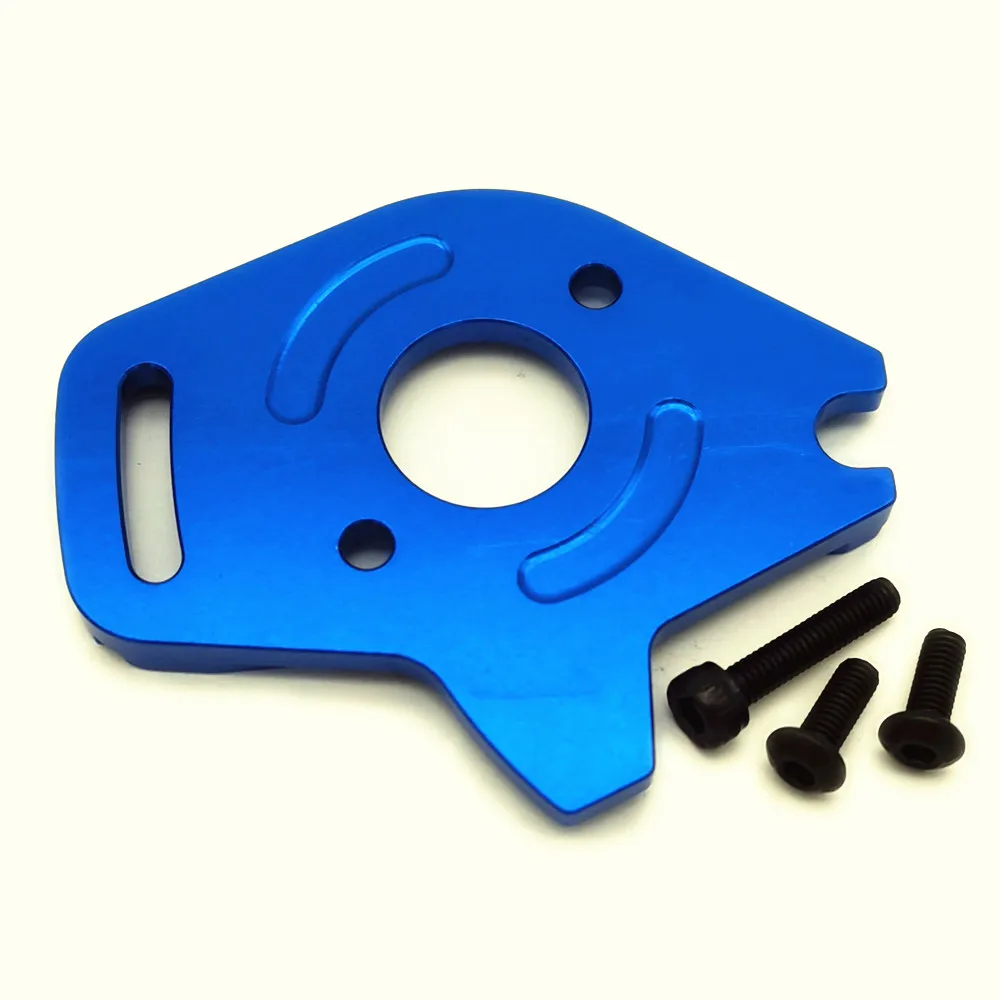 Aluminum Motor Plate Motor Mount with Heatsink for Traxxas Slash 4x4 VXL Hoss 4x4 VXL Stampede 4x4 6890