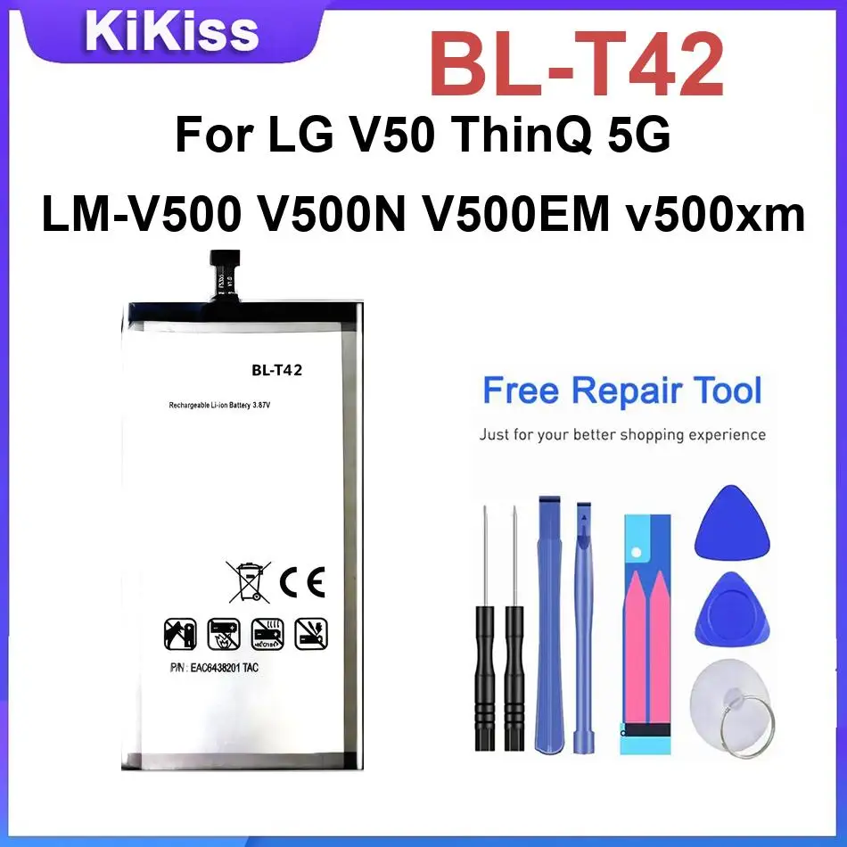 Battery For LG V50 ThinQ 5G  V30 V30+ V30A V10 H968 H961N F600 V60 V60 ThinQ LMV600VM V40 ThinQ Q710 Q8 2018 Version Q815L V20 view 6